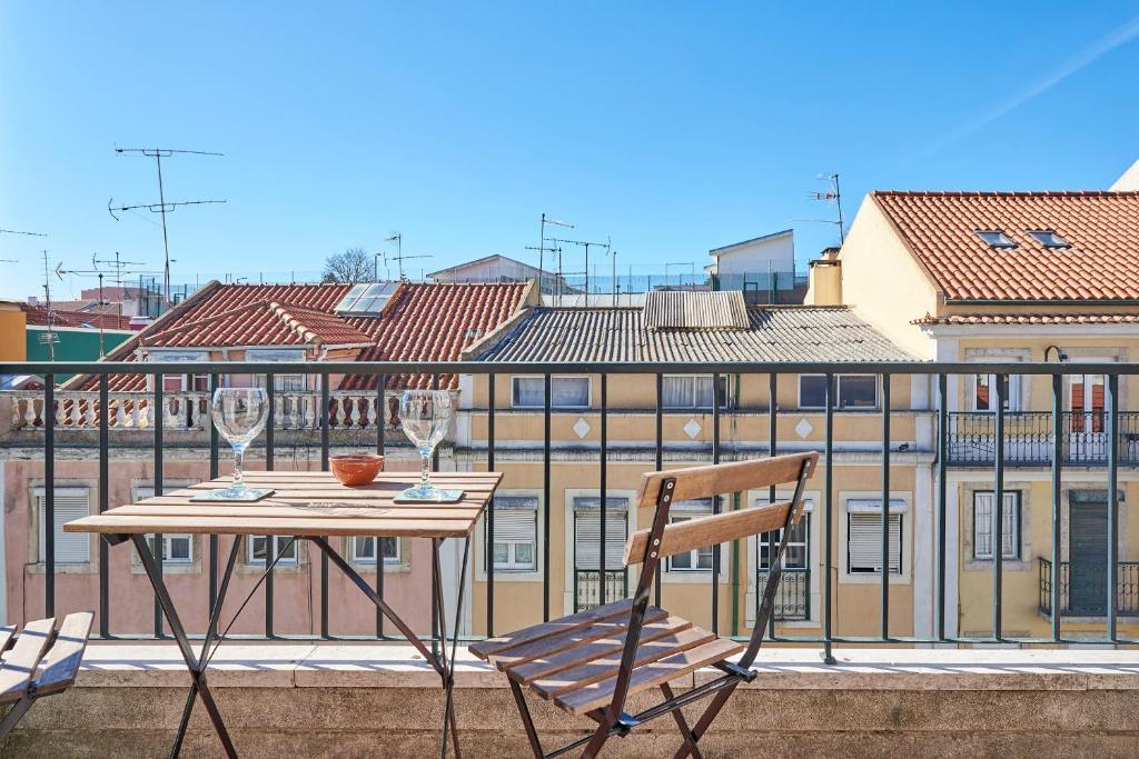 Appartement Terrace With River View Rua do Vale de Santo António 182B 182, 3º Esq 1170-111 Lisbonne