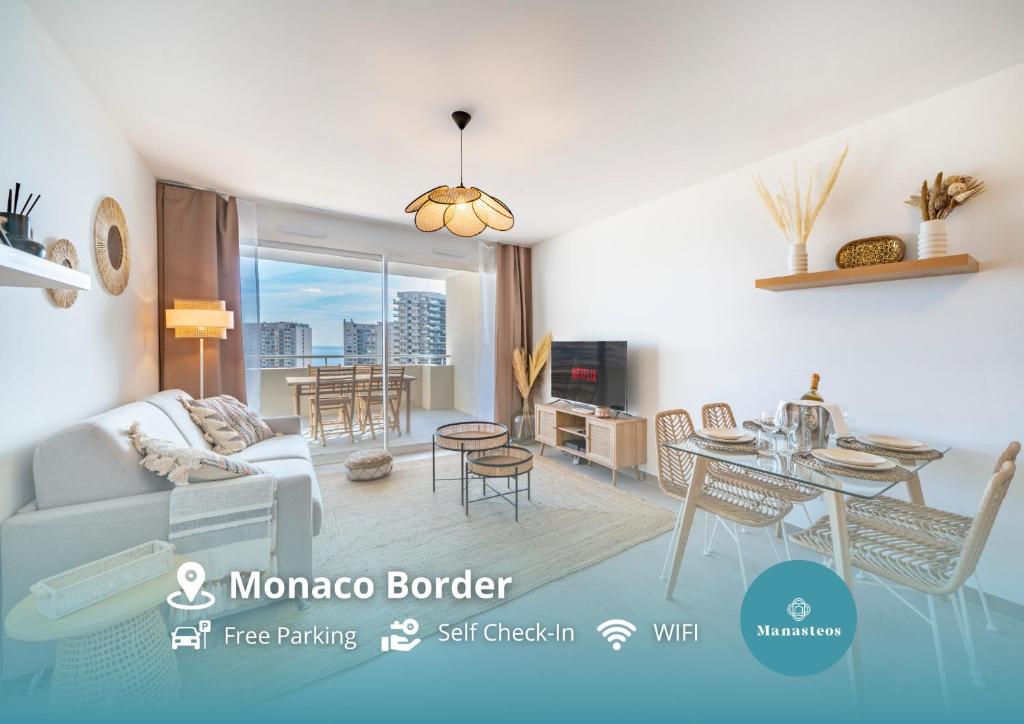 Terrasse Vue Mer, 5mn Monaco, Parking Gratuit Victoria Palace, Bâtiment C, 4ème étage 35 Boulevard Guynemer, 06240 Beausoleil