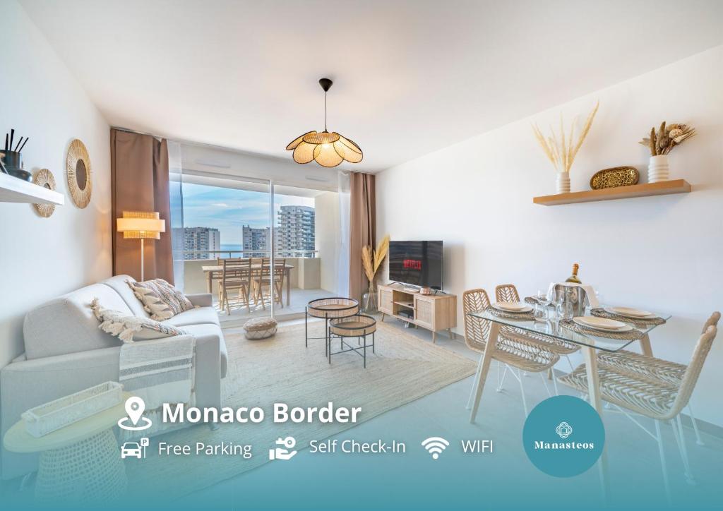 Appartement Terrasse Vue Mer, 5mn Monaco, Parking Gratuit Victoria Palace, Bâtiment C, 4ème étage 35 Boulevard Guynemer 06240 Beausoleil