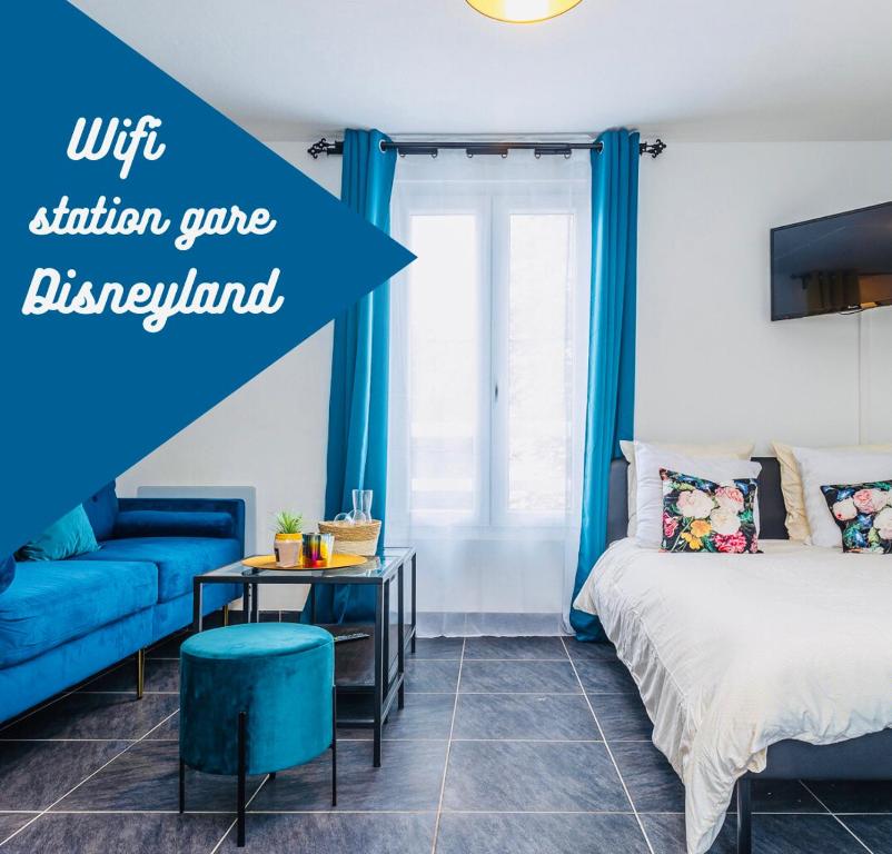 Appartement thorigny sur Marne :studio gare 10 min Disneyland Rue de la Gare 6 77400 Thorigny-sur-Marne