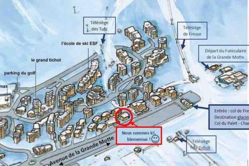 Tignes ValClaret appt 4P au pied des pistes
