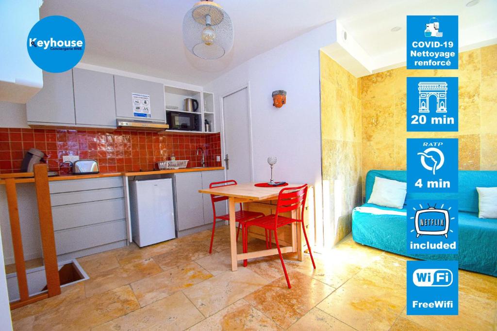 Top appartement avec wifi netflix proche Paris et transports 64 RUE DE ROSNY, 93100 Montreuil