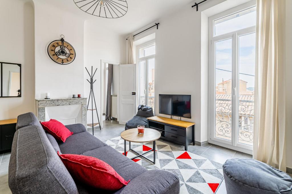 Appartement Toulon: Superbe appartement avec 2 chambres 74 Avenue Docteur Fontan 83200 Toulon