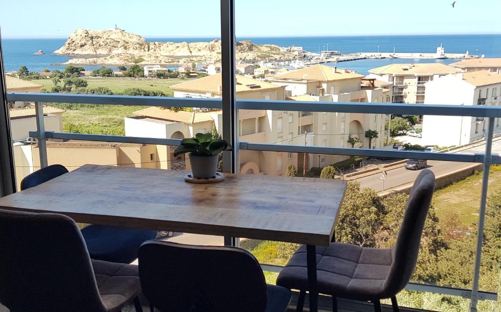 Très Beau Duplex vue panoramique Mer, Proche Plage résidence le FOGATA Boulevard Pierre Pasquini, 20220 LʼÎle-Rousse