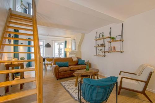 Triplex confortable, cosy - CENTRE HISTORIQUE BAYEUX - LUMINEUX - proche Omaha Beach
