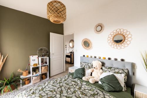 U Nidu - à Ajaccio, Magnifique appartement 4 couchages vue mer