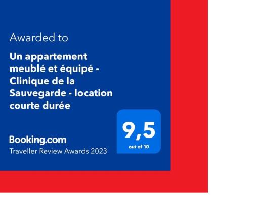 Un appartement meublé et équipé - Clinique de la Sauvegarde - location courte durée