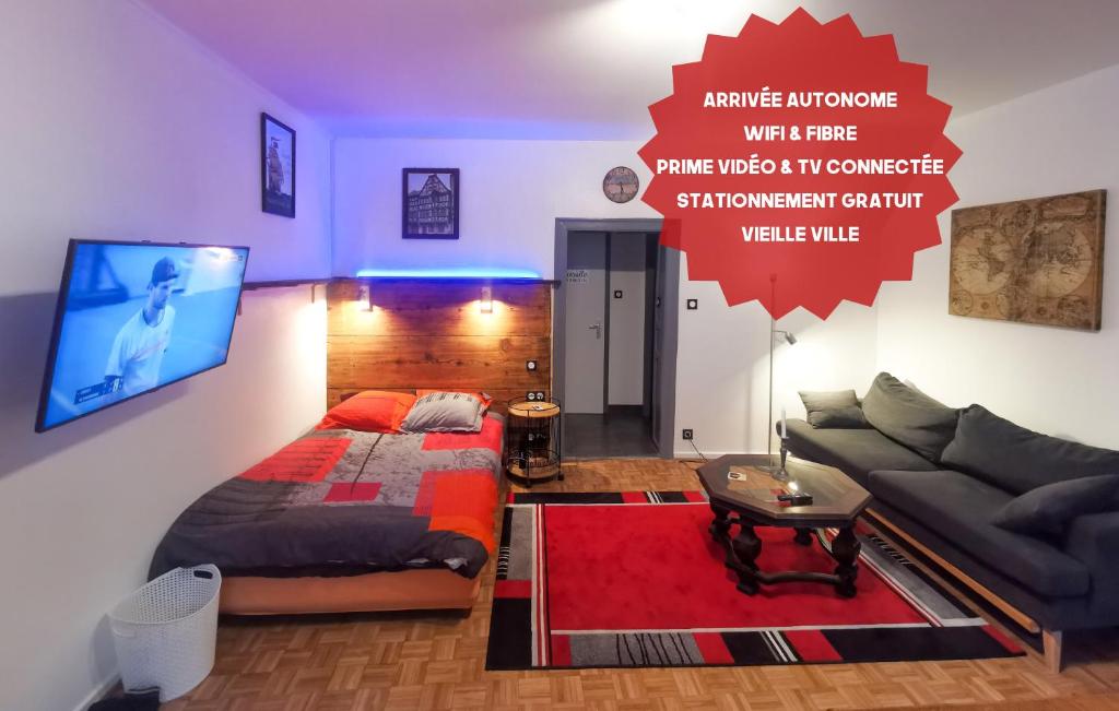 Appartement Un petit nid douillet ensolleillé à Bouxwiller centre RDC 6 Grand Rue 67330 Bouxwiller