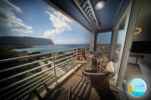 UNE TERRASSE SUR LA MER 3 pers 2 chambres VUE MER