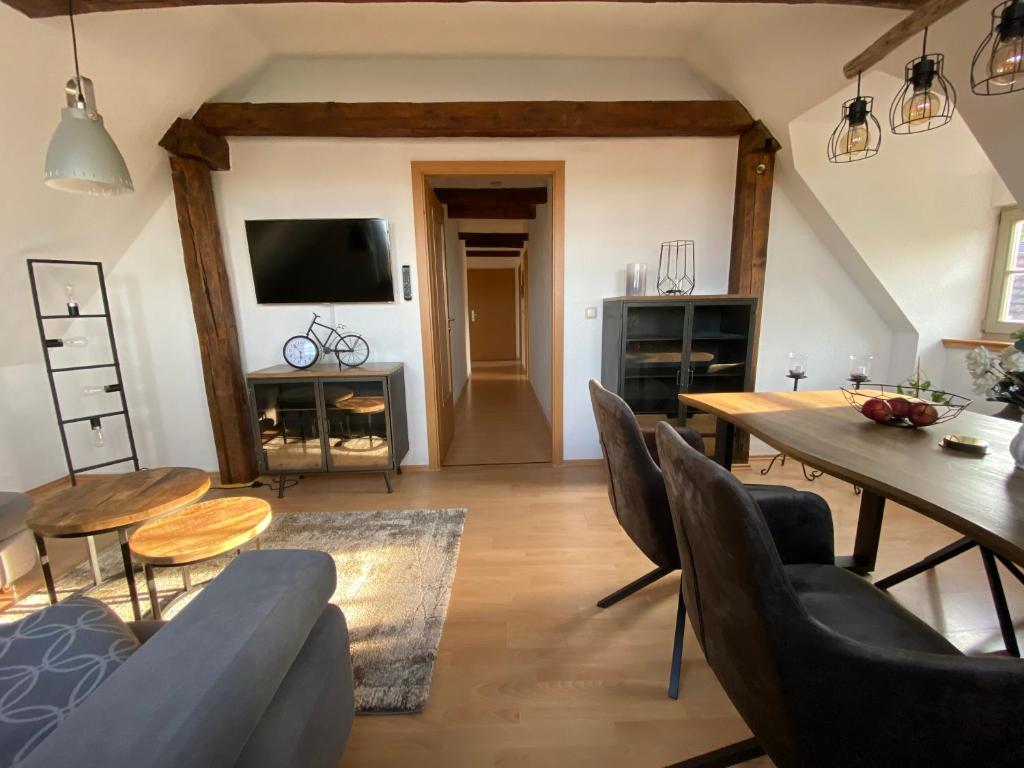 Appartement Urlaub in der Welterbestadt Quedlinburg 10 Wassertorstraße Dachgeschoss 06485 Gernrode - Harz