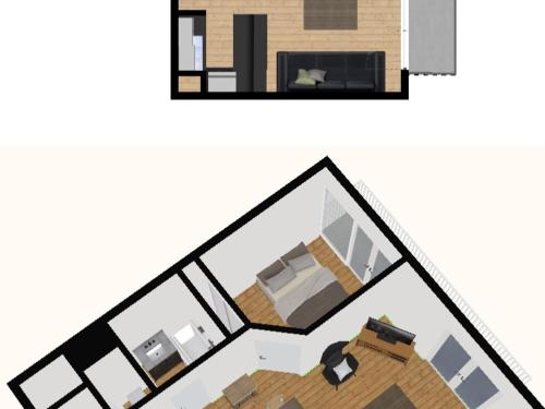 Appartement Appartement Val-d'Isère, 2 pièces, 6 personnes - FR-1-694-128 956 AVENUE OLYMPIQUE Val dʼIsère
