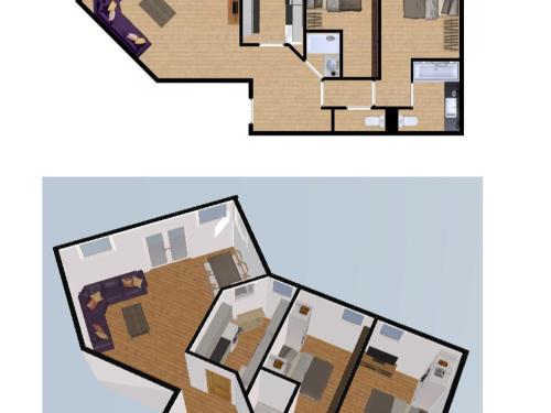 Appartement Appartement Val-d'Isère, 3 pièces, 6 personnes - FR-1-694-117 69 RUE DU L'EGLISE Val dʼIsère