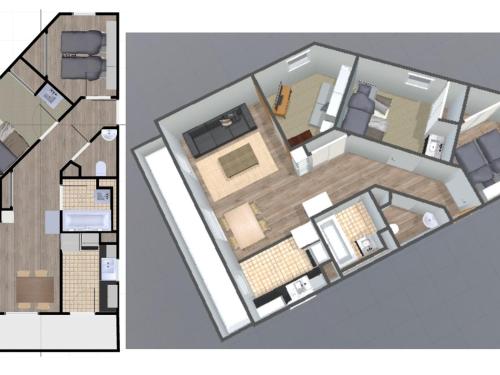 Appartement Appartement Val-d'Isère, 4 pièces, 6 personnes - FR-1-694-235 337 AVENUE OLYMPIQUE Val dʼIsère