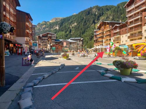 Valfrejus Studio 19m2 cosy 4 couchages 60 m des pistes
