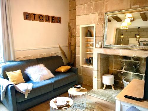 Vieux Tours, Charmant T2 40m2, 4 pers, lumineux