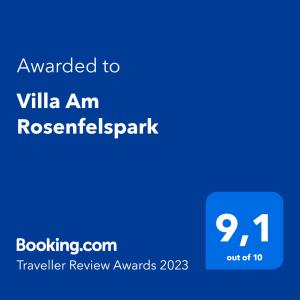 Villa Am Rosenfelspark