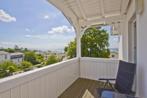 Villa Fernsicht FeWo 12 Balkon, Meerblick