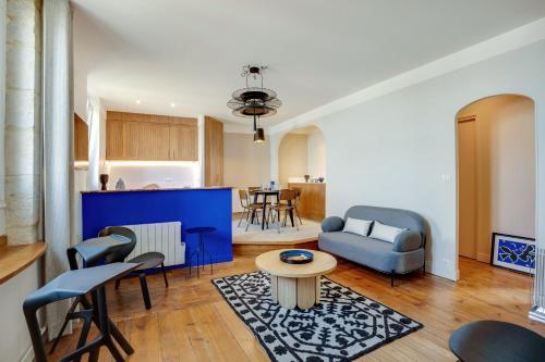 Villa Les Hirondelles - Appartement avec Jardin Front de mer