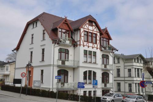 Villa Medici, Ahlbeck - seitlicher Meerblick