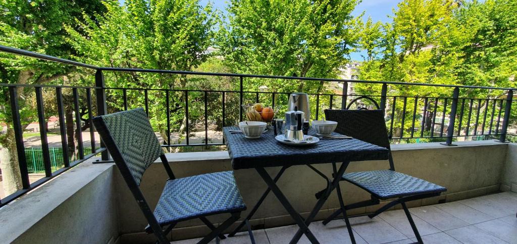 Villa Medicis Charmant studio climatisé Port Riquier Acropolis 56 Rue Barberis, 06300 Nice