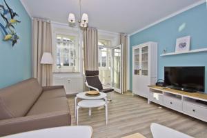 Appartement Villa Möwe FeWo 03 , Veranda, inklusive Sauna und Schwimmbadnutzung im AHOI Sellin Carlstraße 4 18586 Göhren Mecklembourg-Poméranie