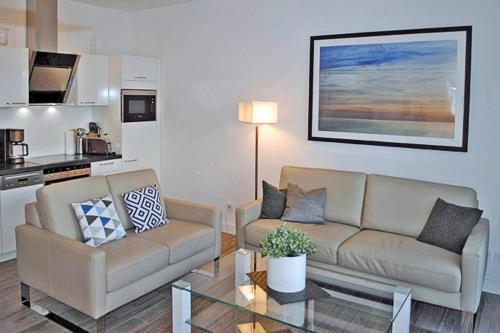 Villa Poseidon - WE 5 mit Strandkorb am Strand, saisonal