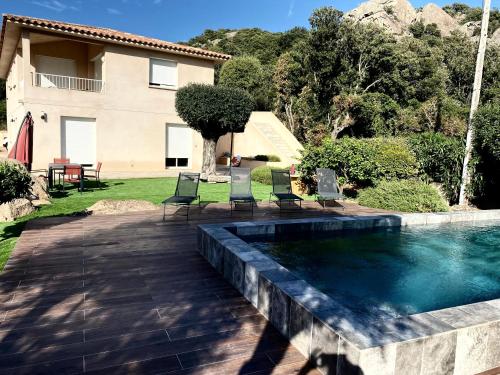 Villa rdc en plein cœur du maquis Corse