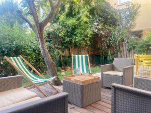 Appartement Villa Sardou - Terrace & Garden - City Center - Wifi - AC 4 Avenue Léandre Sardou 06400 Cannes Provence-Alpes-Côte d\'Azur