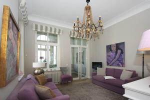 Villa Strandeck FeWo 02 strandnah, Meerblick, Loggia Seeseite, Balkon Hofseite