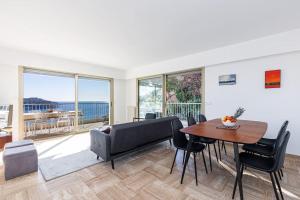 Villefranche Sur Mer:Appartement-villa, Vue mer, jardin, parking.