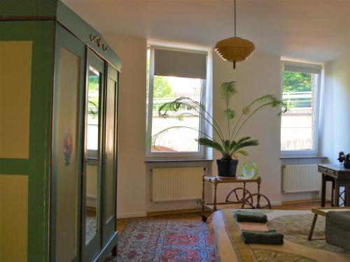 Vintage-Altbauwohnung, SmartTV & Kaffeevollautomat