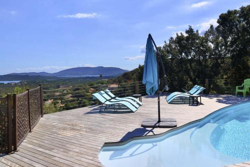 Appartement Vista 4 pers piscine chauffée 5 min plage en voiture Sainte-Lucie-de-Porto-Vecchio france