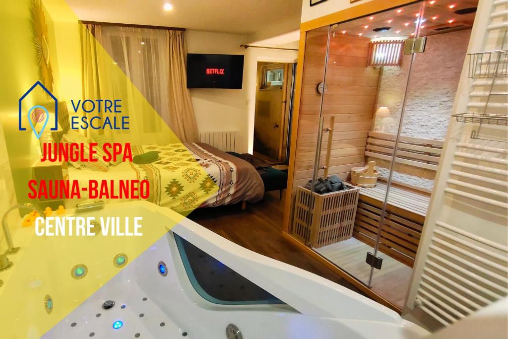 Appartement Votre Escale Jungle Sauna & Spa appartement 2 12 Rue Chabot 79000 Niort