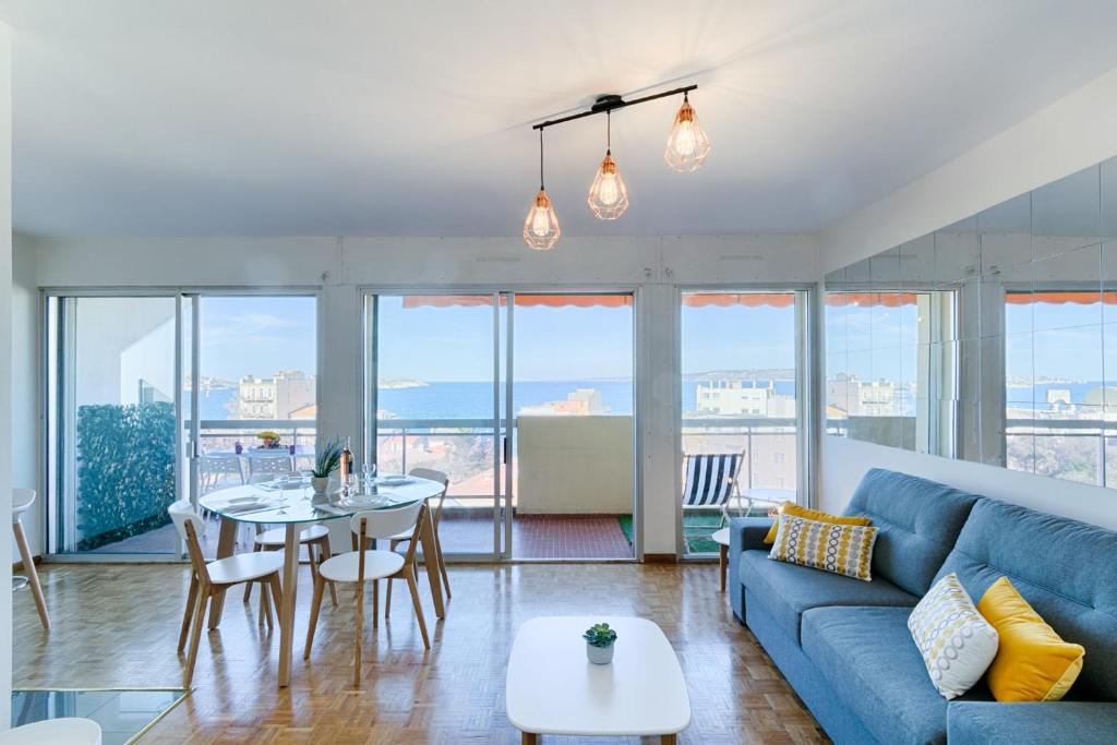 Appartement Vue féérique sur la mer - Air Rental 15a boulevard Cieussa 13007 Marseille