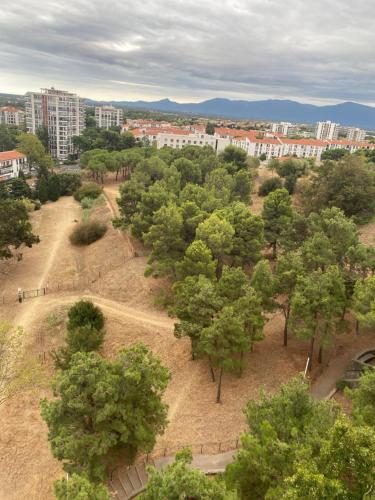 Vue magnifique + parking