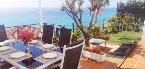 Vue magnifique, piscine privée chauffée et sauna à 10min de Monaco
