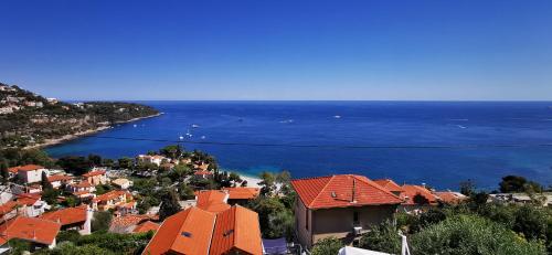 Vue magnifique, piscine privée chauffée et sauna à 10min de Monaco