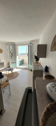 Appartement vue mer climatisé Seaview AC apartment Saint Pierre la Mer Fleury france