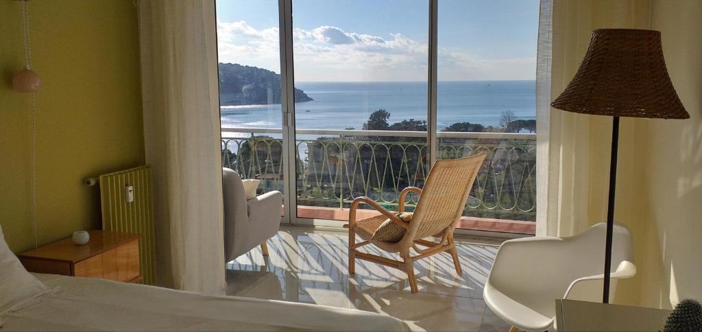 Vue mer exceptionnelle entre Nice et Monaco Résidence Les Marinières III 1125 Boulevard Napoléon III, 06230 Villefranche-sur-Mer