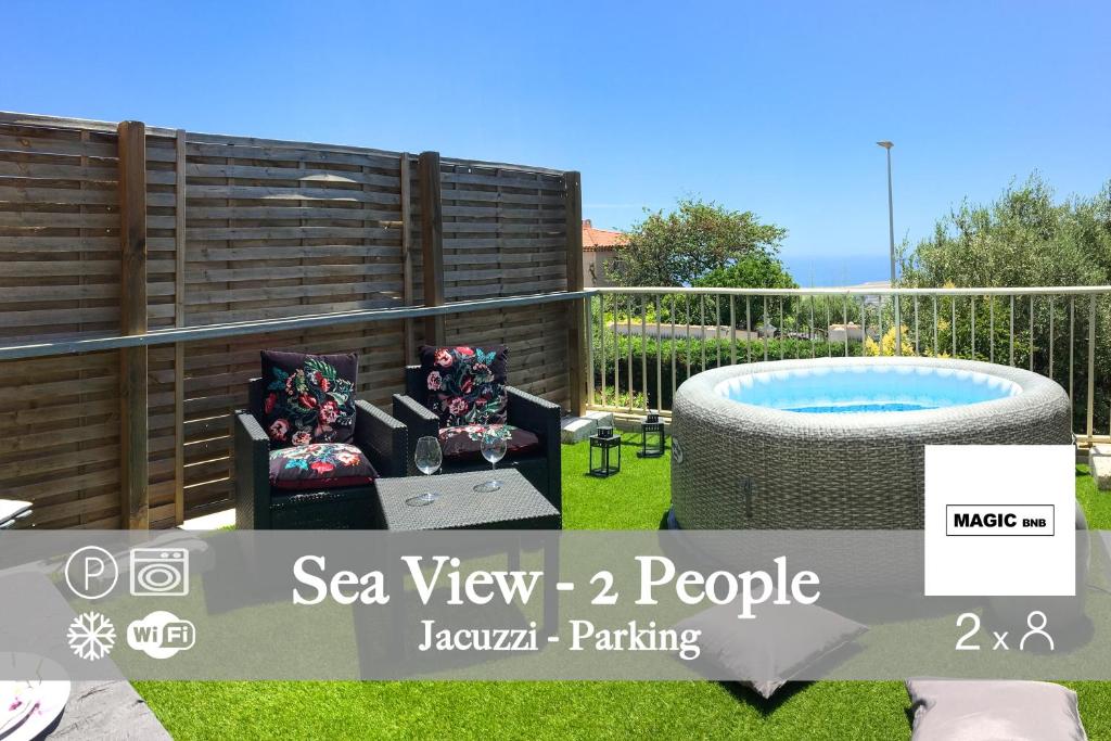 - Vue Mer - Jacuzzi, Parking 188 Avenue de Fabron, 06200 Nice