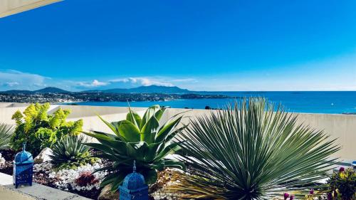 VUE MER PANORAMIQUE - GRANDE TERRASSE et PISCINE