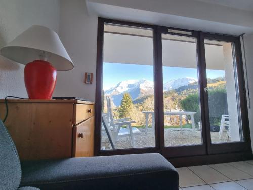 Vue Mont Blanc exceptionnelle Ski Saint-Gervais