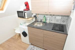 Vue sur les toits, 35m2 hyper centre Honfleur