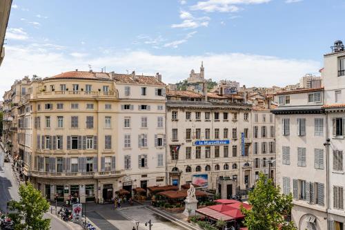 Vue Vieux-Port et Notre Dame, Atypique, Calme, Clim, T2 Chic,Accès avec code
