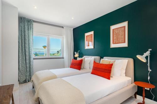 WHome Cascais Coastline Atlantic Gardens w/AC, Parking & Sea View