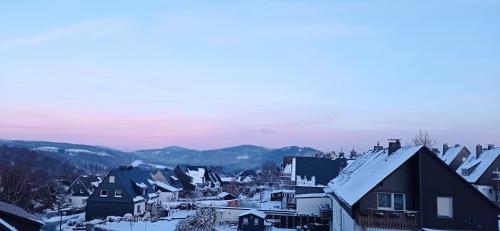 Winterberg Centrum mit Fahrrad Keller