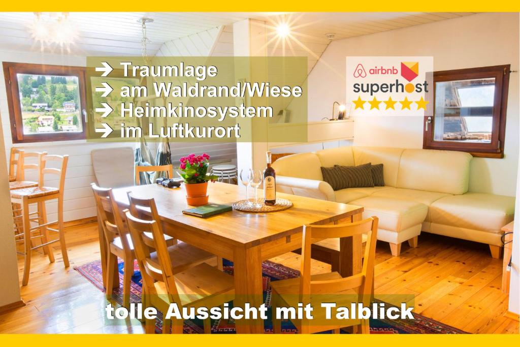 Appartement Wohlfühl-Ferienwohnung 80 qm, 8 Personen, Aussicht & Heimkino 38 Ennerbachstraße 79674 Todtnau