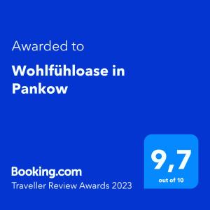 Wohlfühloase in Pankow