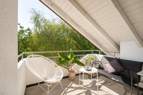 Wohlfühlwohnung mit Parkplatz,Balkon,Netflix, Zentral,Balkon,Hohentwiel,Schweiz Nähe