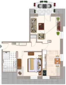 Wohnung Albatros im Haus Wassermann